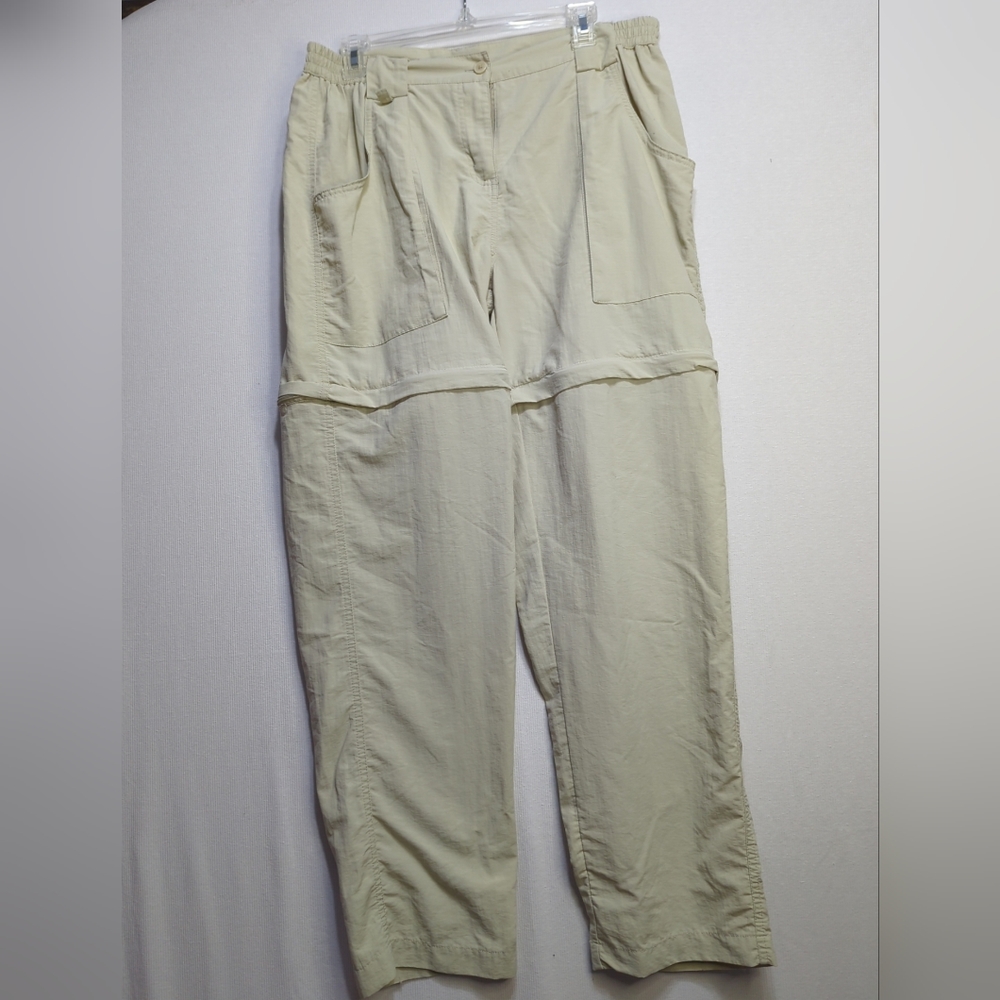 World‎ Wide Sportsman Khaki Pants unzip To Be Shorts Size Large 552